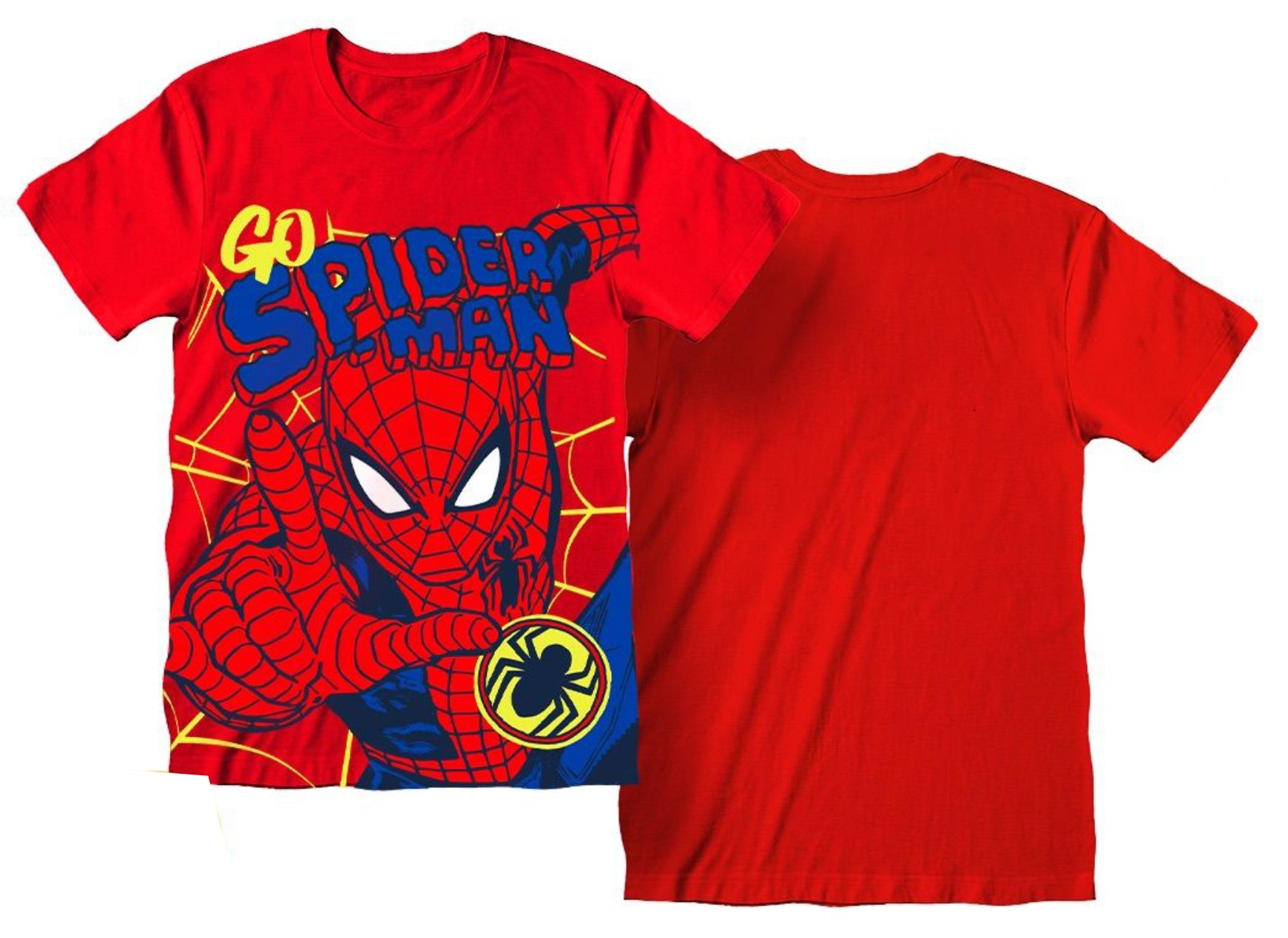 T-Shirt Go Spiderman Rossa Taglia bambino