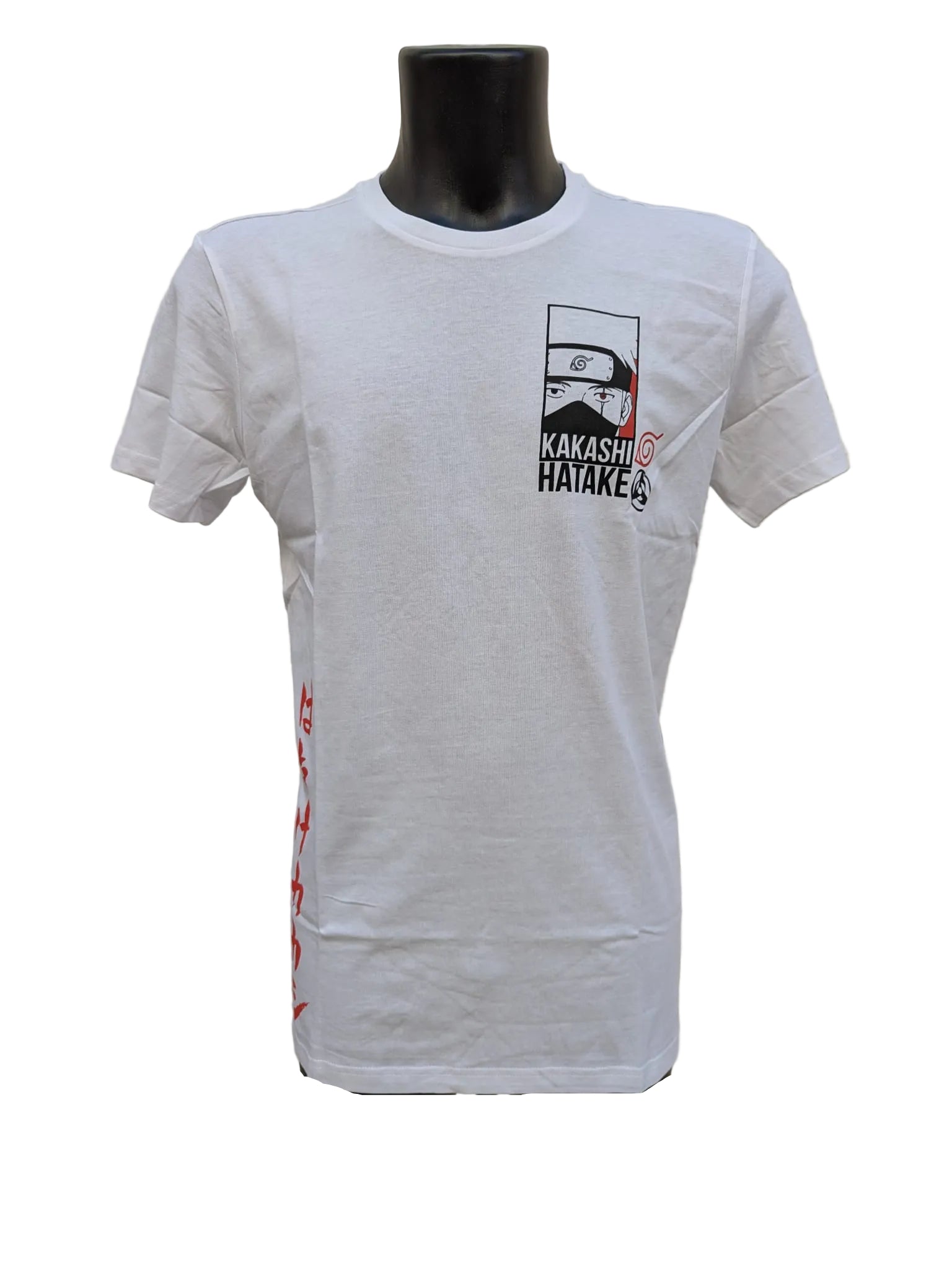 T-shirt Kakashi Hatake Naruto bianca