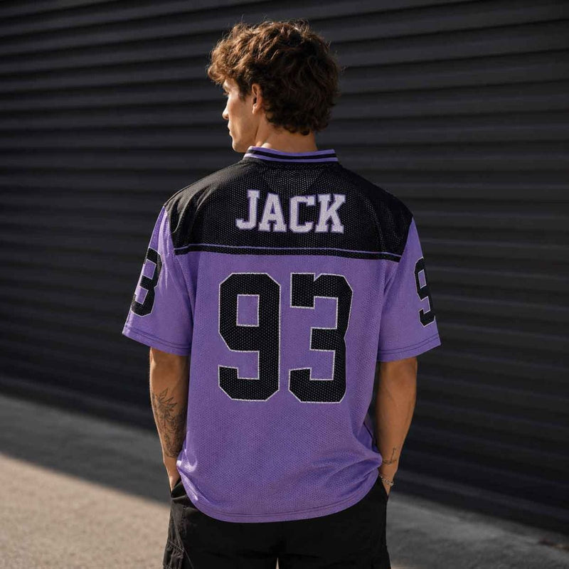 T-Shirt Oversize Traforata Jack Skellington – The Nightmare Before Christmas