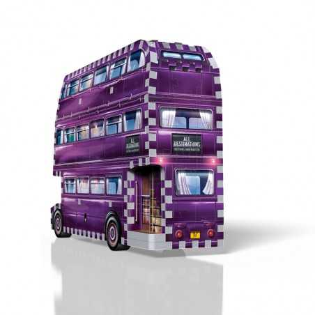PUZZLE 3D THE KNIGHT BUS Nottetempo  Wrebbit 280 PEZZI wizarding world HARRY POTTER età 12+