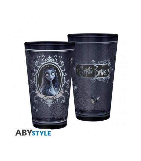 Set 2 Bicchieri in Vetro La Sposa Cadavere Victor & Emily 400 ml