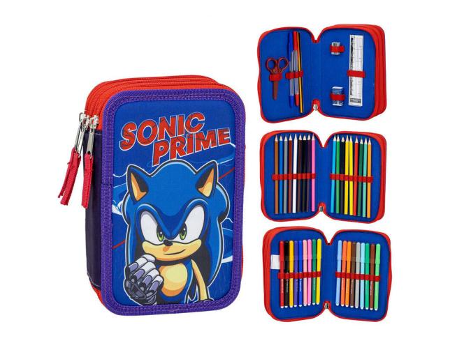 Astuccio 3 scomparti con accessori Giotto Sonic