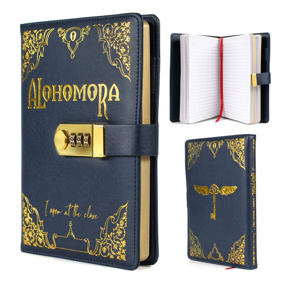 Diario Segreto Harry Potter Alohomora con lucchetto a combinazione numerica