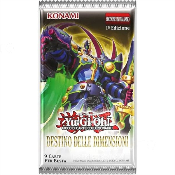Yu-Gi-Oh Busta da 9 carte Destino delle Dimensioni ITA